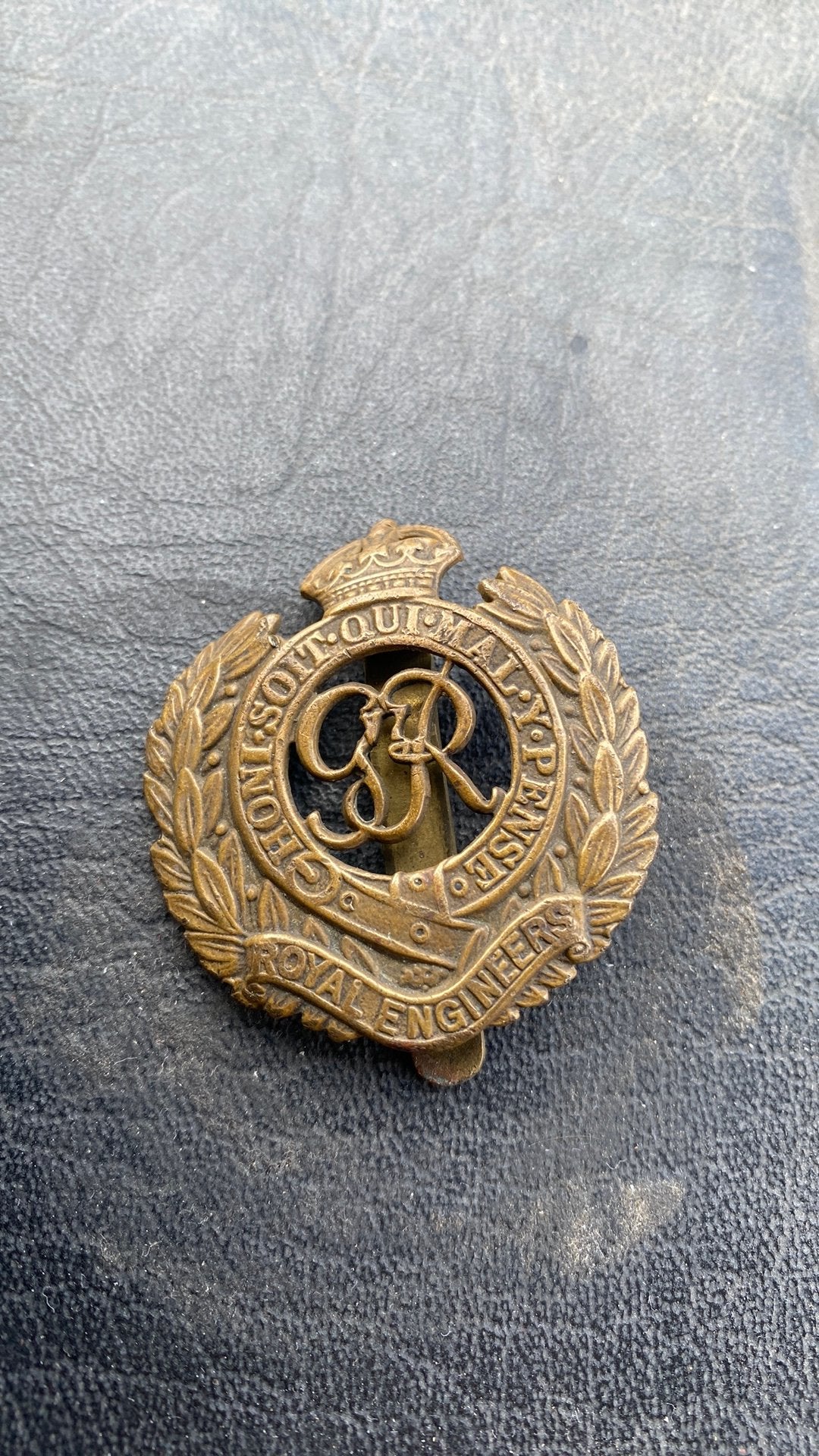 Badge Royal Engineer british army, Collections, Enlèvement ou Envoi