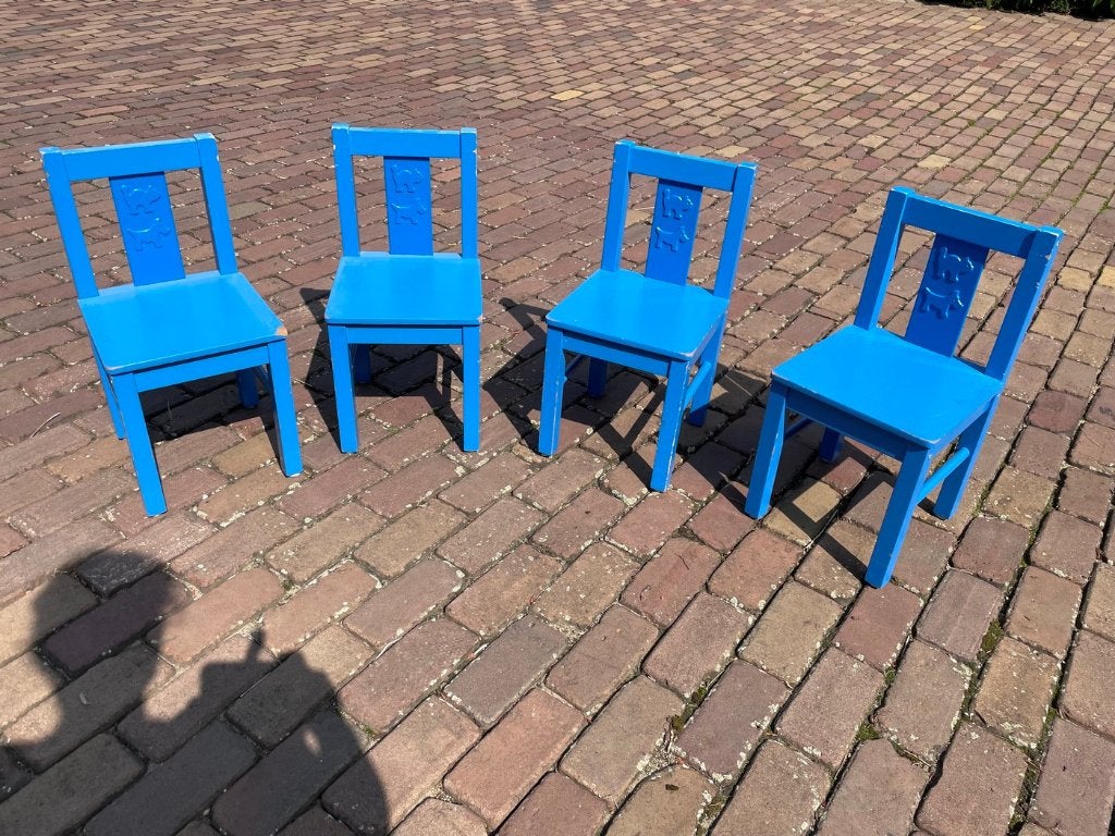 4 stoelen voor peuters en kleuters, Kinderen en Baby's, Ophalen, Stoel(en)