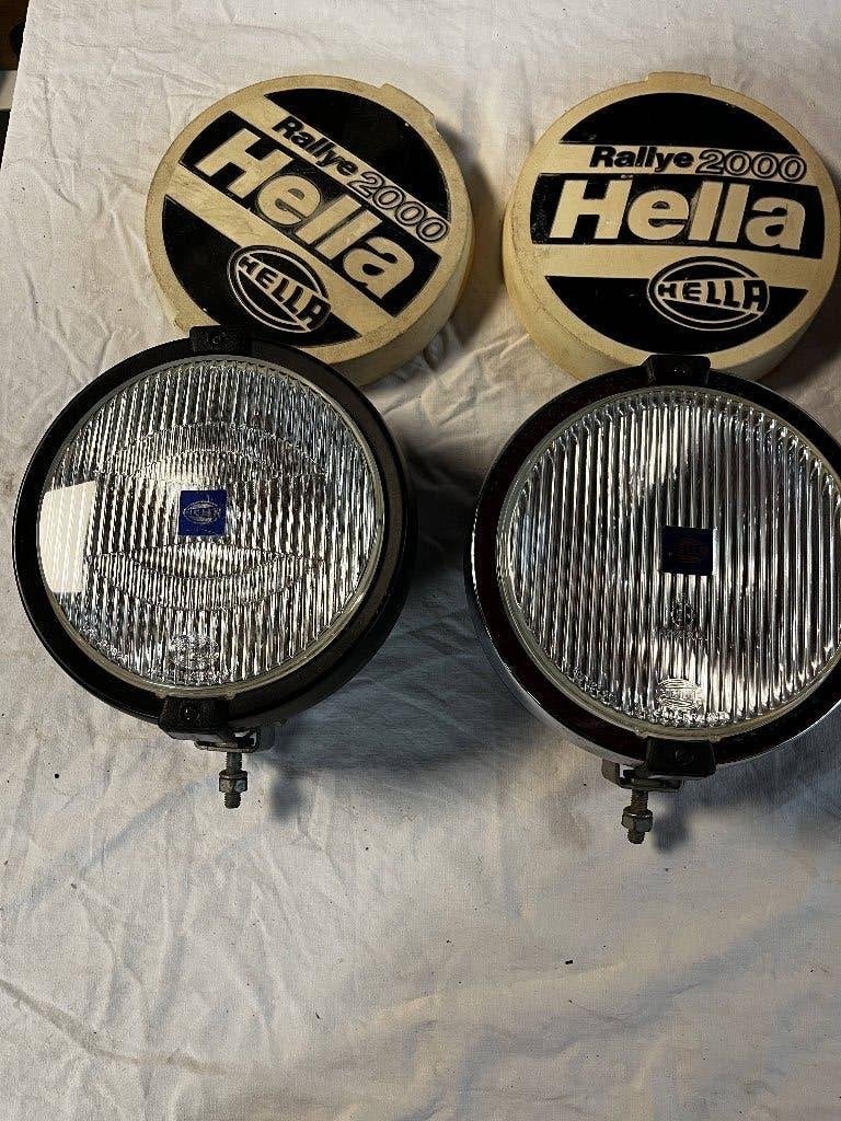 2 Hella 2000 koplampen, Auto-onderdelen, Ophalen, Gebruikt