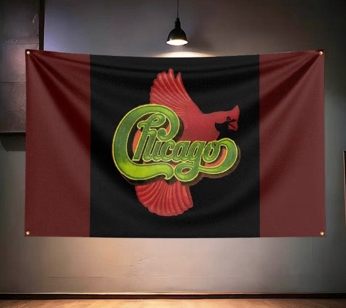 Grote vlaggen Chicago (150x90cm), Ophalen of Verzenden, Nieuw