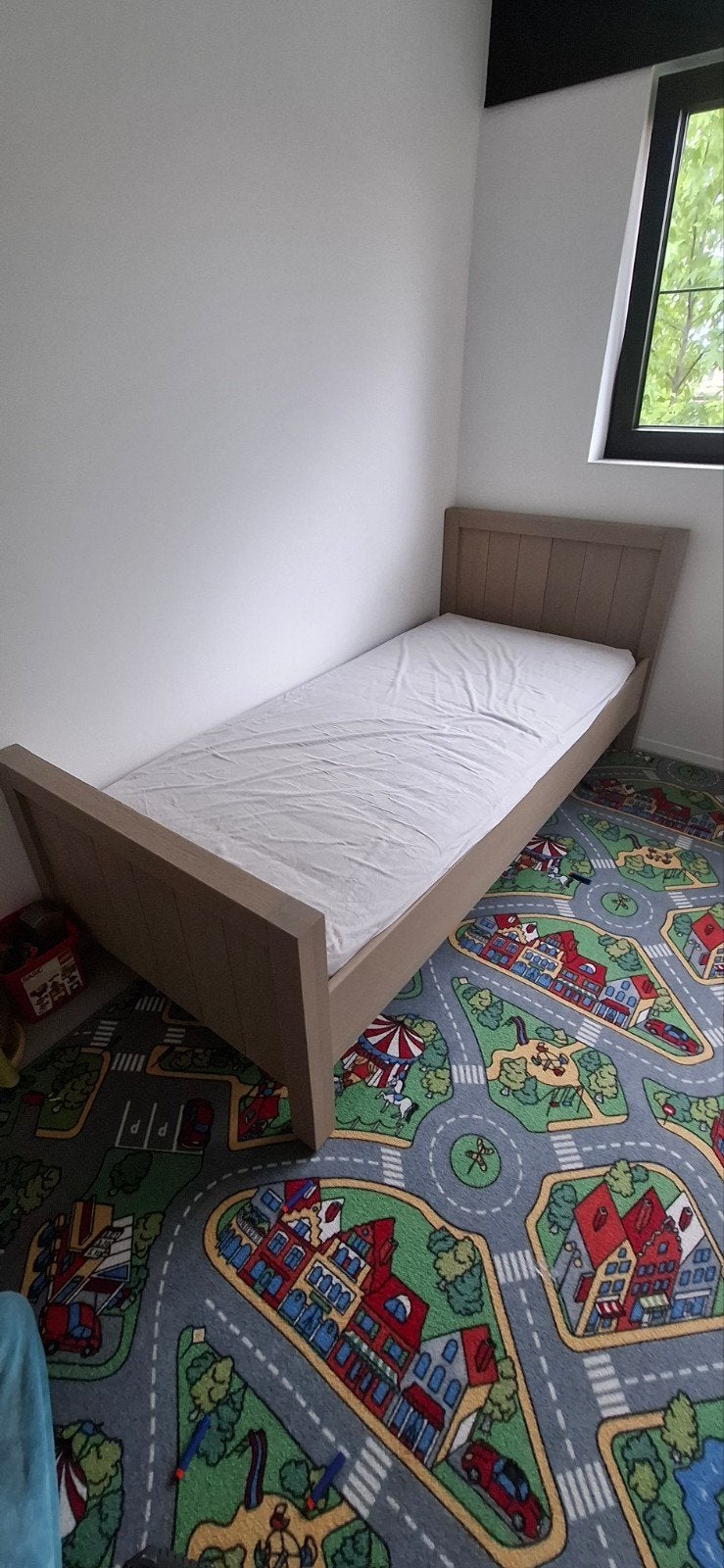 Bed 90x200, Ophalen, Zo goed als nieuw, Eenpersoons