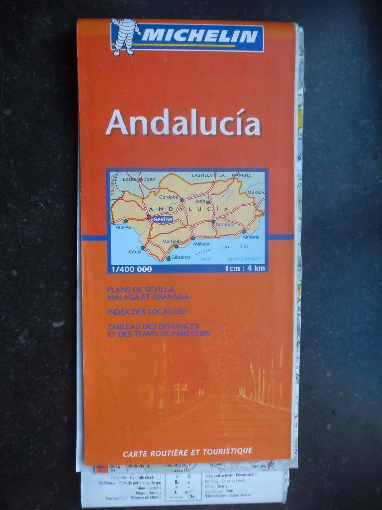 CARTE MICHELIN ECOSSE ou ANDALOUSIE 1/400 000, Enlèvement ou Envoi, Comme neuf, Carte géographique