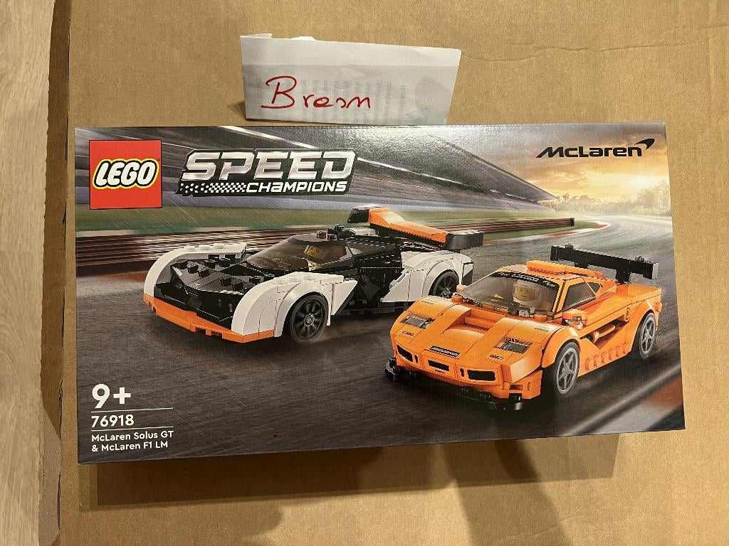 lego 76918 McLaren Solus GT & McLaren F1 LM, Verzenden, Nieuw, Complete set, Lego
