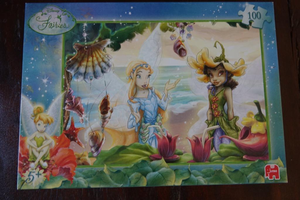 Puzzel 100 stuks Disney Fairies (Tinkerbell), Enlèvement ou Envoi, Plus de 50 pièces, Comme neuf, 4 à 6 ans