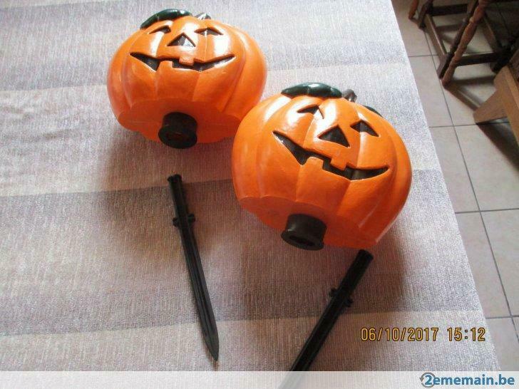 halloween - décoration - fête - lampes potiron, Enlèvement ou Envoi, Utilisé