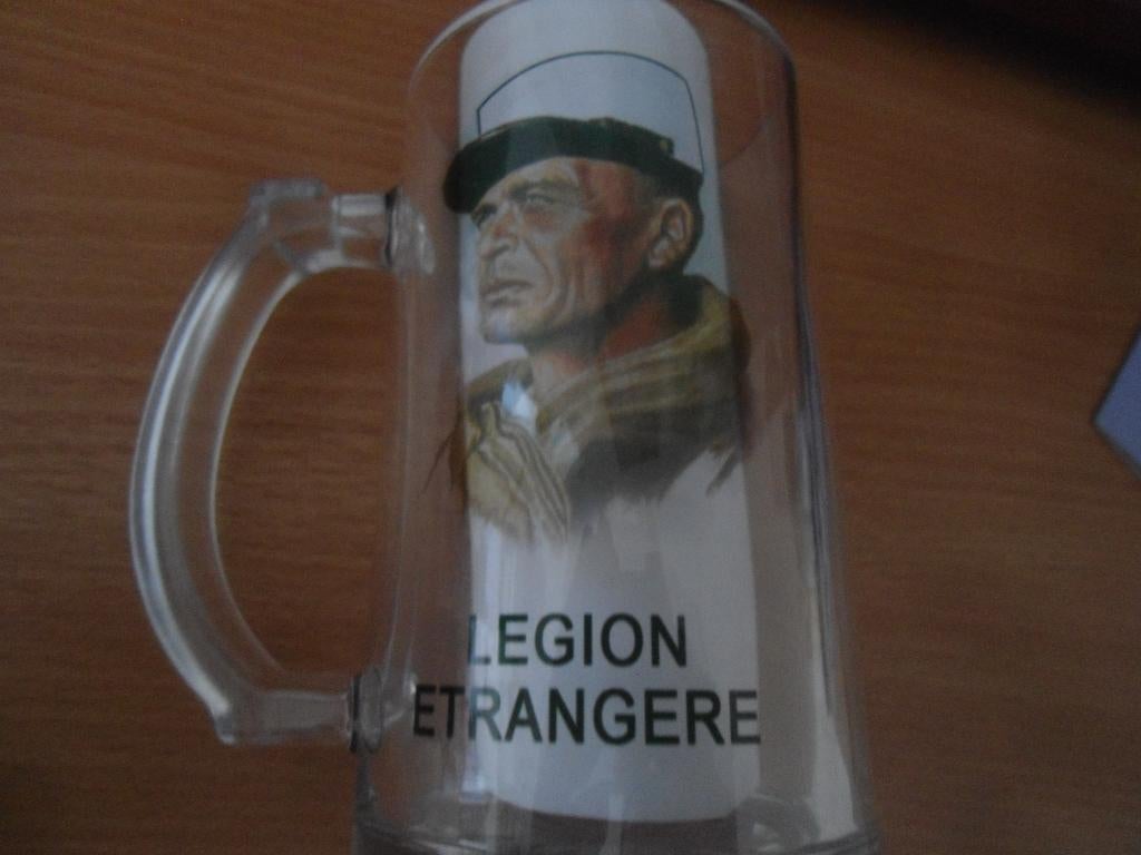 Chope à bière Legion Etrangere New, Collections, Objets militaires | Général, Envoi, Armée de terre, Objet d'art