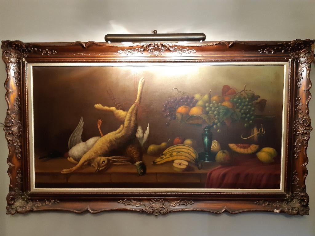 Schilderij jacht, Antiek en Kunst, Ophalen