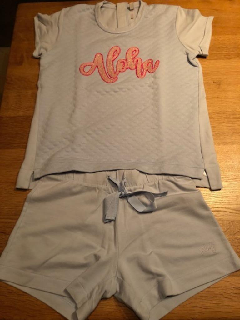Woody pyjama  licht blauw Aloha 14jaar, Kinderen en Baby's, Nacht- of Onderkleding, Meisje, Ophalen of Verzenden, Zo goed als nieuw