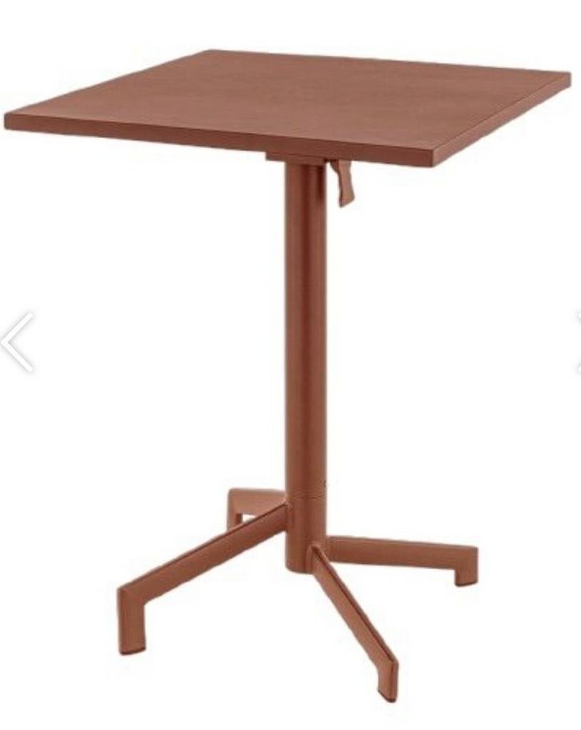 RESTPARTIJ terras tafels + stoelen inklapbaar 60x60 fermob, Ophalen of Verzenden, Meubilair