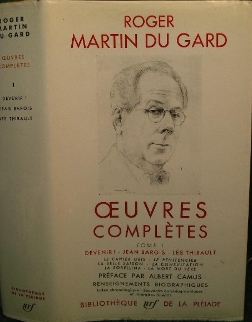 PLEIADE;ROGER MARTIN DU GARD/OEUVRES COMPLETES T1/1962, Enlèvement ou Envoi, Comme neuf, Belgique