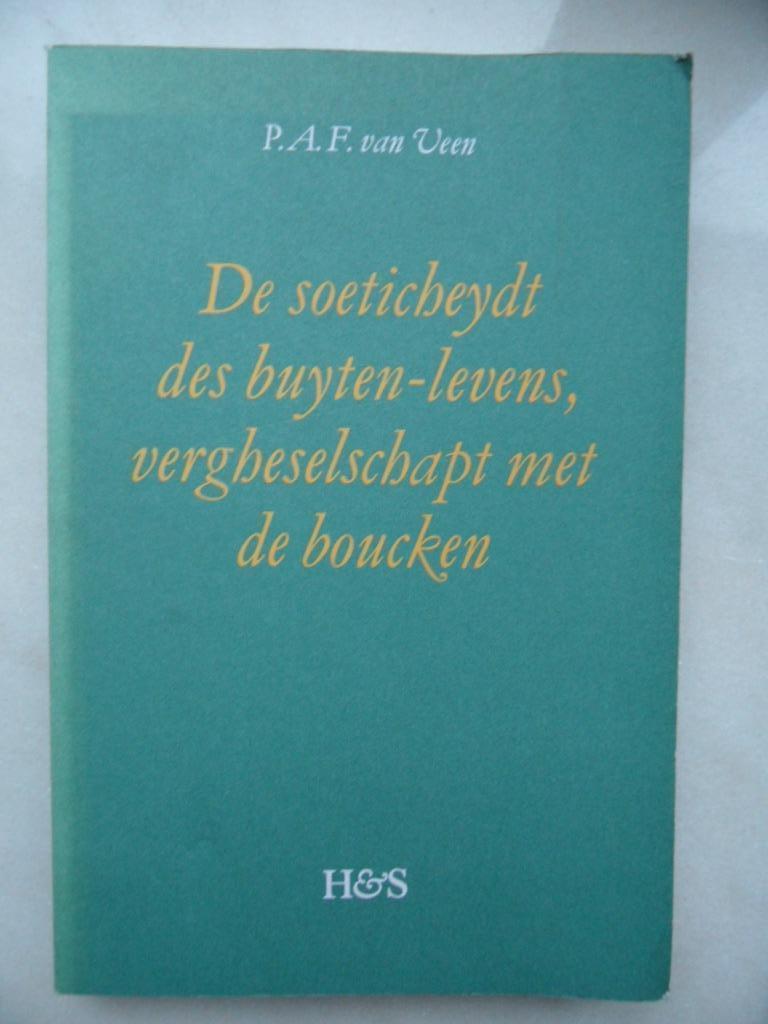 Het hofdicht in de Nederlandse literatuur, P.A.F. van Veen, Enlèvement ou Envoi, Utilisé, Pays-Bas