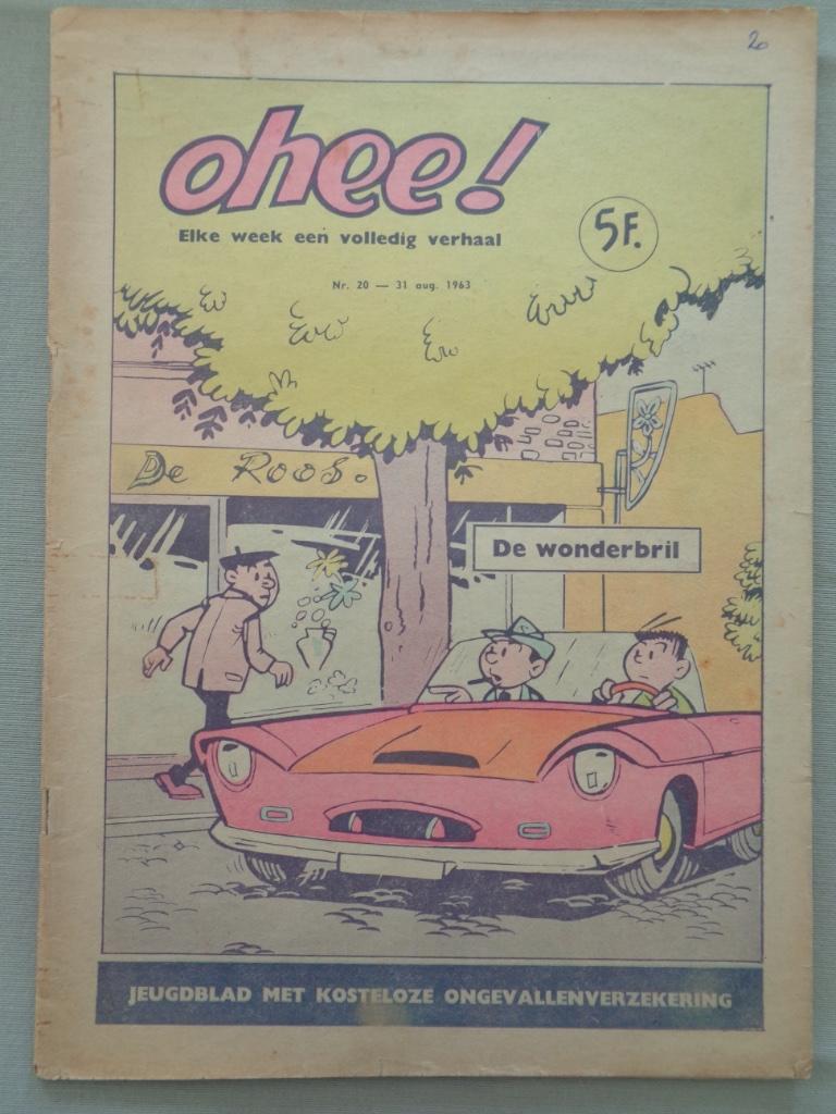 Ohee 20 - Pits en Kaliber (De Wonderbril) - 1963, Boeken, Stripverhalen, Ophalen of Verzenden