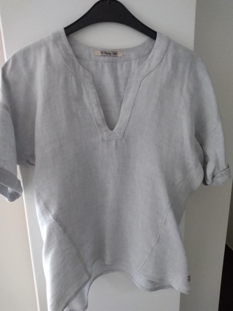 Chemisier en lin pour femme en petite taille, Gris, Enlèvement ou Envoi, Taille 36 (S), R95TH Rebel