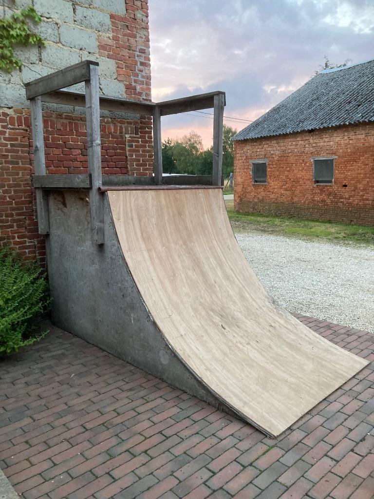 Skateramp, quarterpipe, Sport en Fitness, Ophalen, Gebruikt, Skateboard