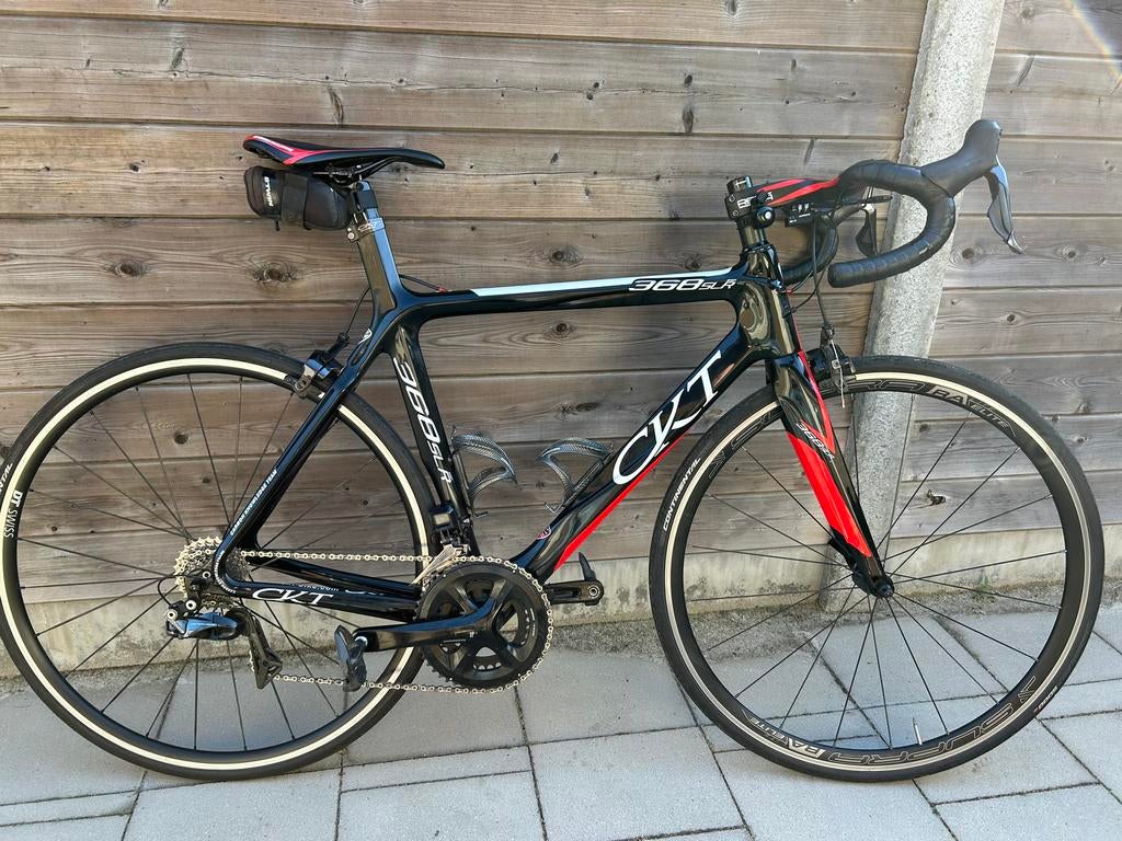 CKT 368SLR black white red maat L, Ophalen, Gebruikt, Carbon, Heren