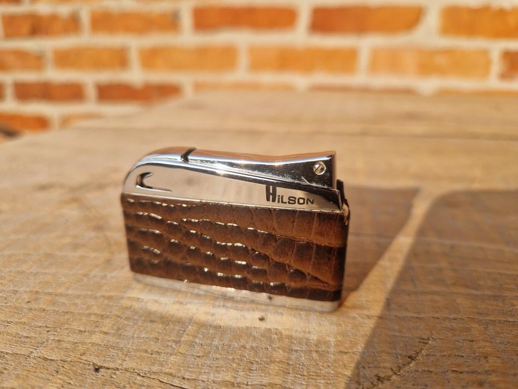 Hilson Jet-Line vintage aansteker  briquet, Verzamelen, Ophalen of Verzenden, Gebruikt, Aansteker