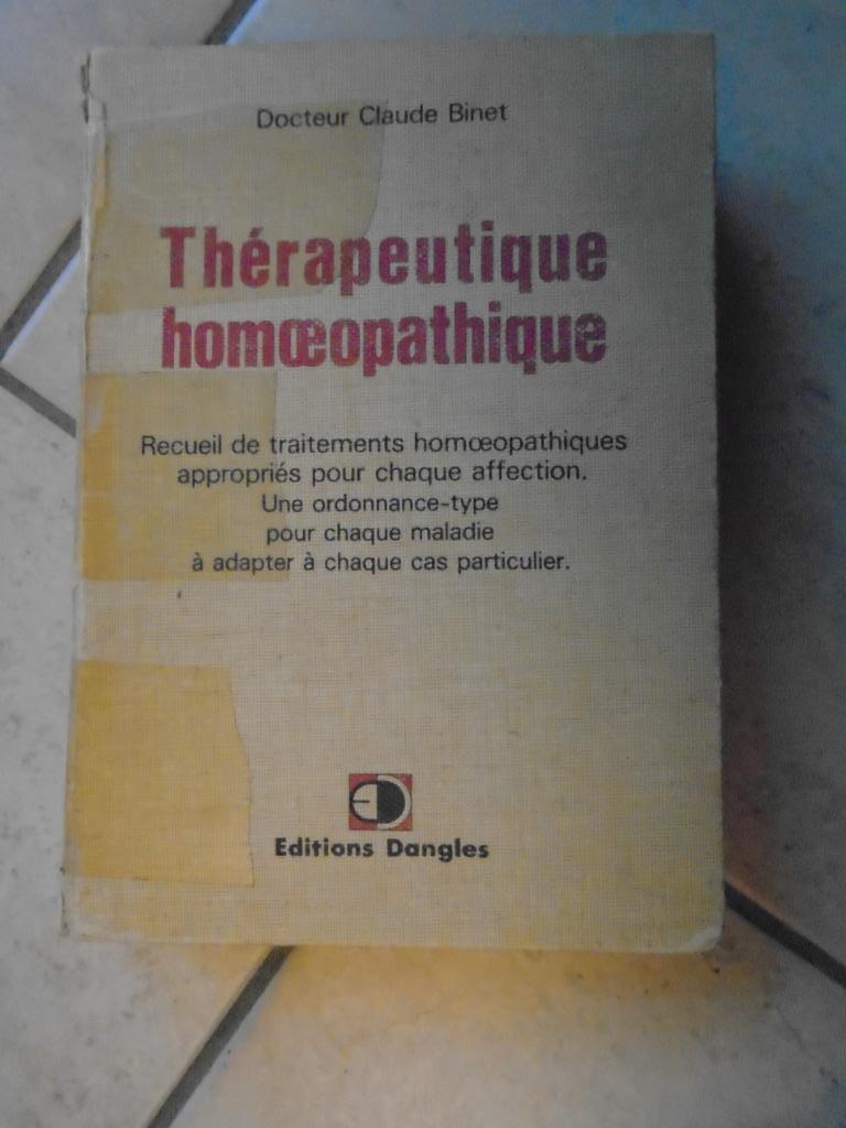 HOMEOPATHISCHE THERAPIE/NOODGEHEUGEN/VEILIGE GENEZING, Boeken, Ophalen of Verzenden, Gelezen, PLISNIER-BINET-LEVANIER, Overige wetenschappen