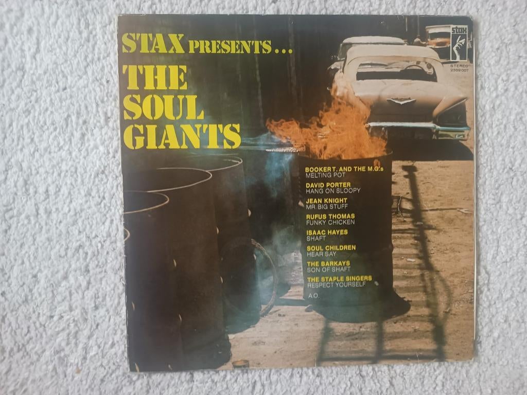 Sur The Soul Giants, Stax présente, Enlèvement ou Envoi