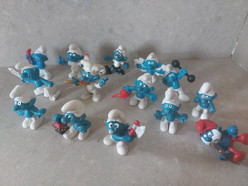Vintage smurfen Peyo Bully, Verzamelen, Ophalen, Gebruikt