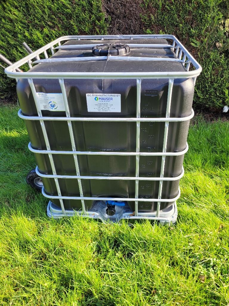 CUBI NOIR 1000L, 150 litres ou plus, Enlèvement ou Envoi, Comme neuf, Métal