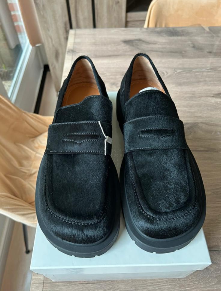 Instappers van Maison Margiela, Ophalen, Zwart, Nieuw, Espadrilles of Moccasins