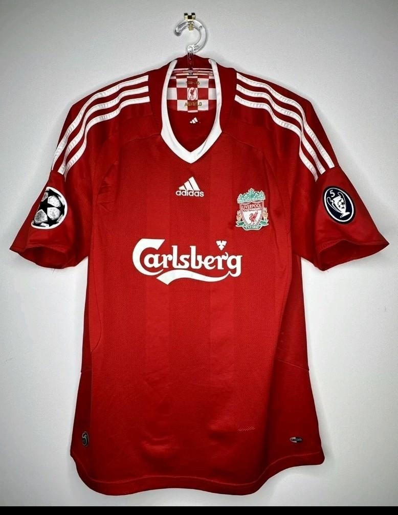 Liverpool Gerrard Origineel  Champions League Finale 2009, Sport en Fitness, Verzenden, Zo goed als nieuw, Shirt