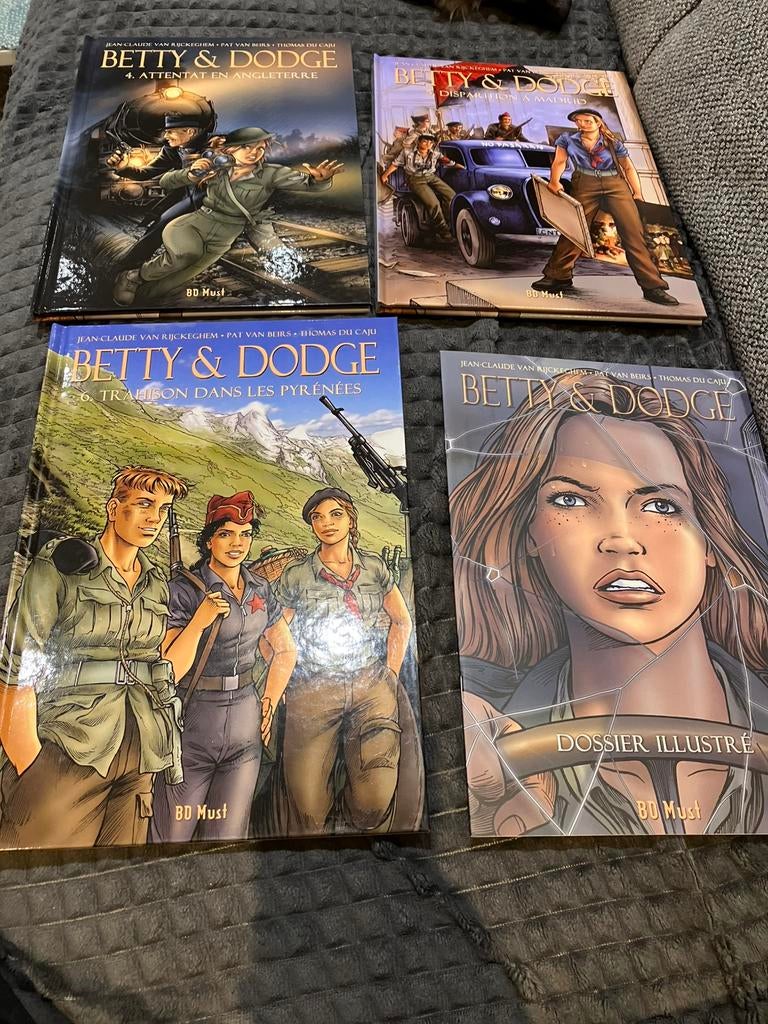 3 BD Betty & Dodge eo + ex-libris numéroté + dossier illus, Ophalen of Verzenden, Nieuw