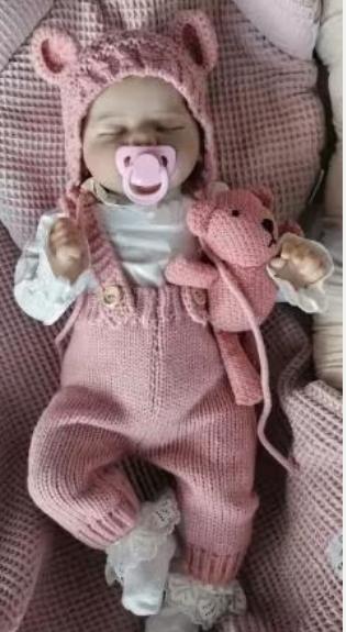 Realistische baby pop levensecht Valentina (50cm), Verzamelen, Ophalen of Verzenden, Nieuw, Pop