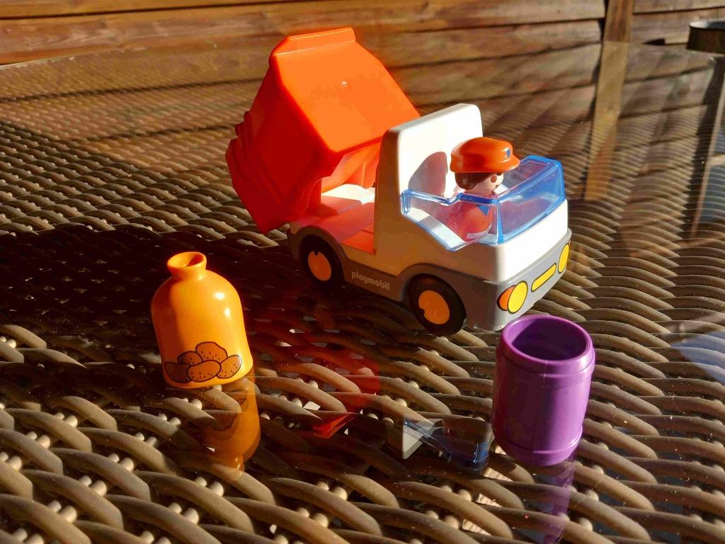 Playmobil Vuilniswagen, Ophalen, Zo goed als nieuw, Complete set
