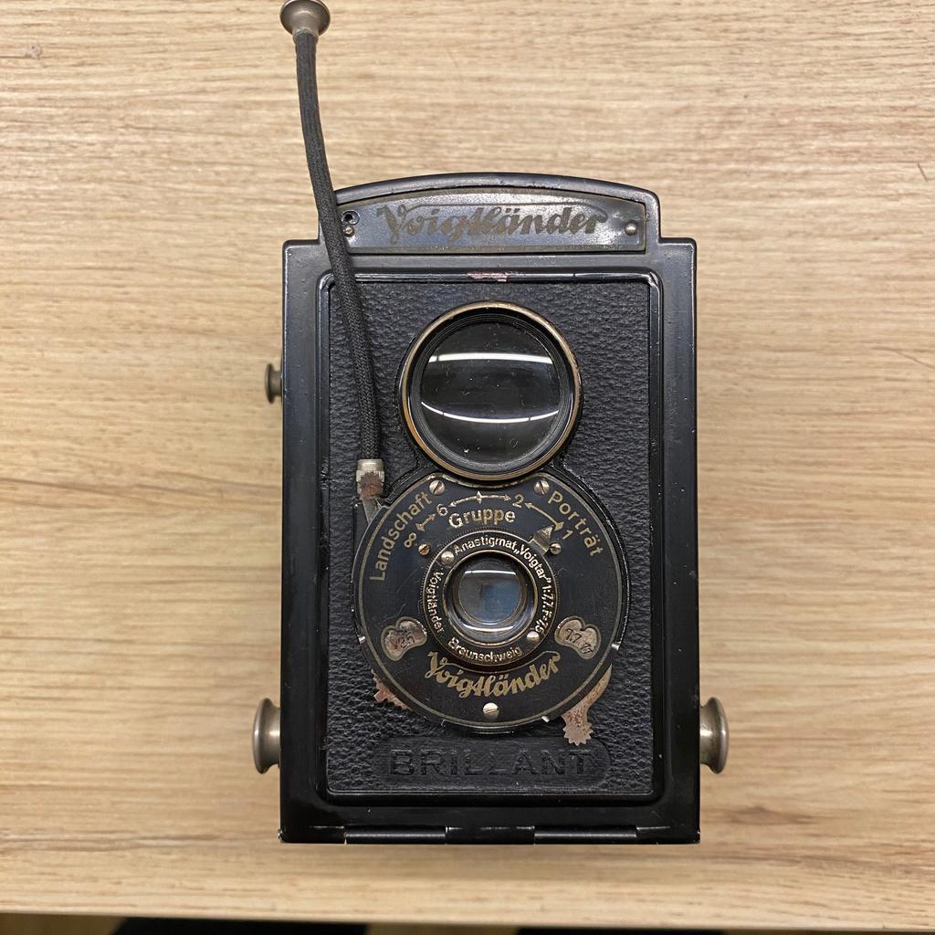Voigtlander Brillant 1932-33, 6x6 in perfecte staat, Gebruikt, Spiegelreflex, Overige Merken