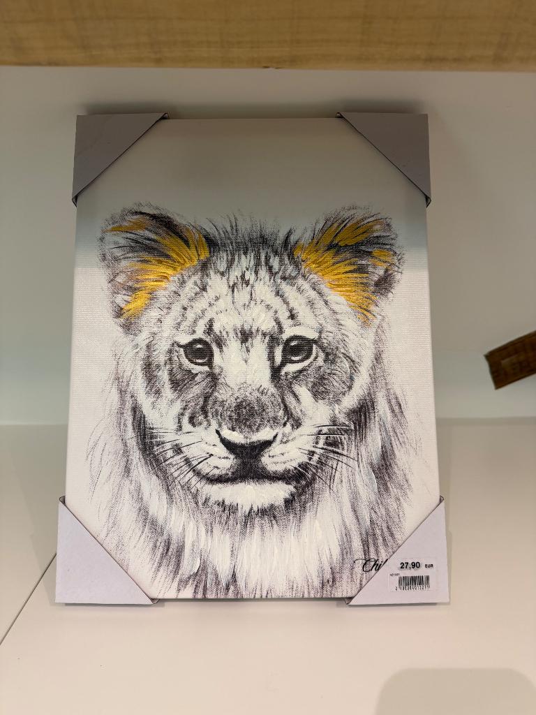Peinture sur toile - animaux, Enlèvement ou Envoi, Neuf, Décoration murale