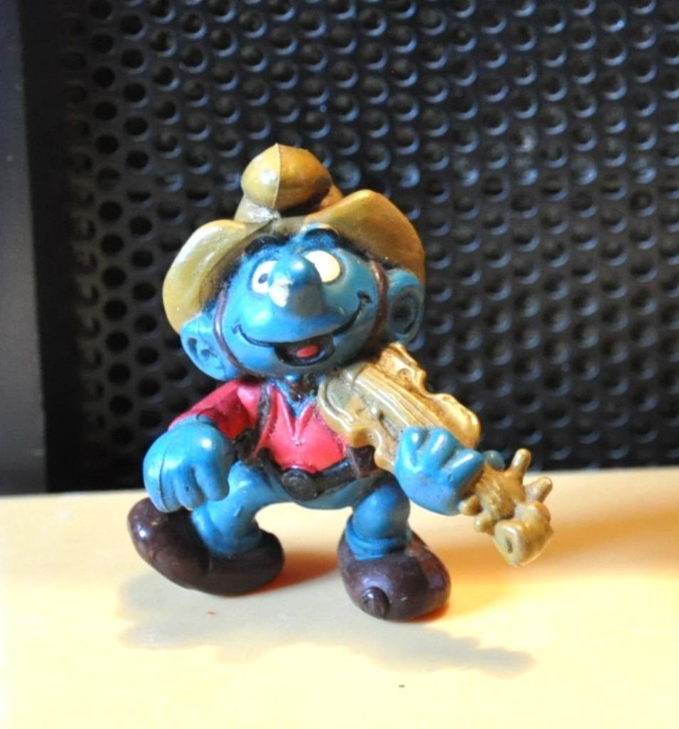 figurine schtroumpfs (9), Ophalen of Verzenden, Gebruikt, Muzieksmurf, Poppetje, Figuurtje of Knuffel