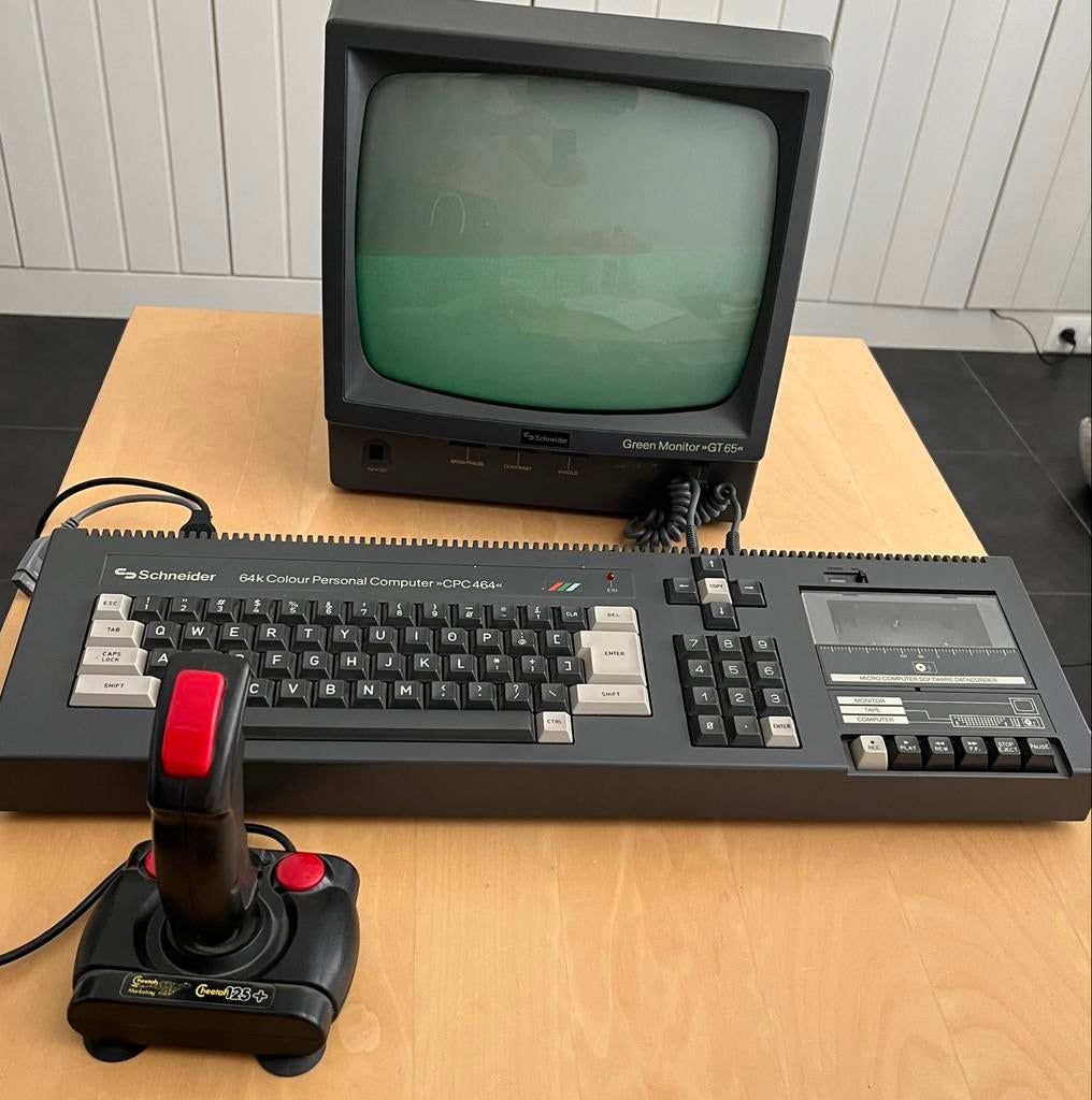 Retro pc Schneider 64 k -  cpc 464 origineel handleiding, Enlèvement