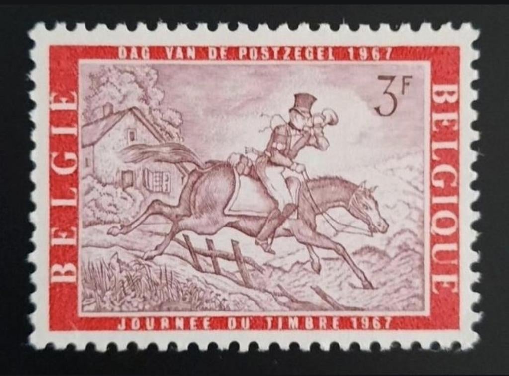 België: OBP 1413 ** Dag van de postzegel 1967., Postzegels en Munten, Postzegels | Europa | België, Frankeerzegel, Ophalen of Verzenden