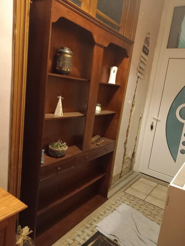 Bibliothèque en acajou, Maison & Meubles, Armoires | Bibliothèques, Enlèvement