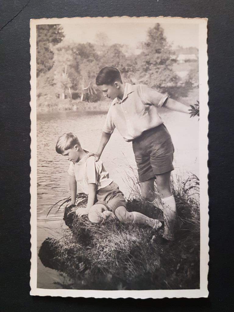 Fotokaart Koningshuis België Prins Albert Boudewijn, Ophalen of Verzenden, Gebruikt, Kaart, Foto of Prent