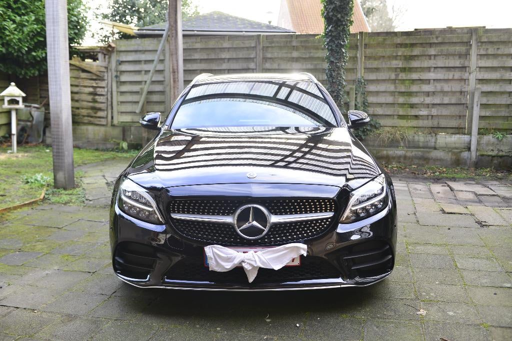 Mercedes C200 Diesel AMG line full option, Automaat, Achterwielaandrijving, Zwart, Particulier