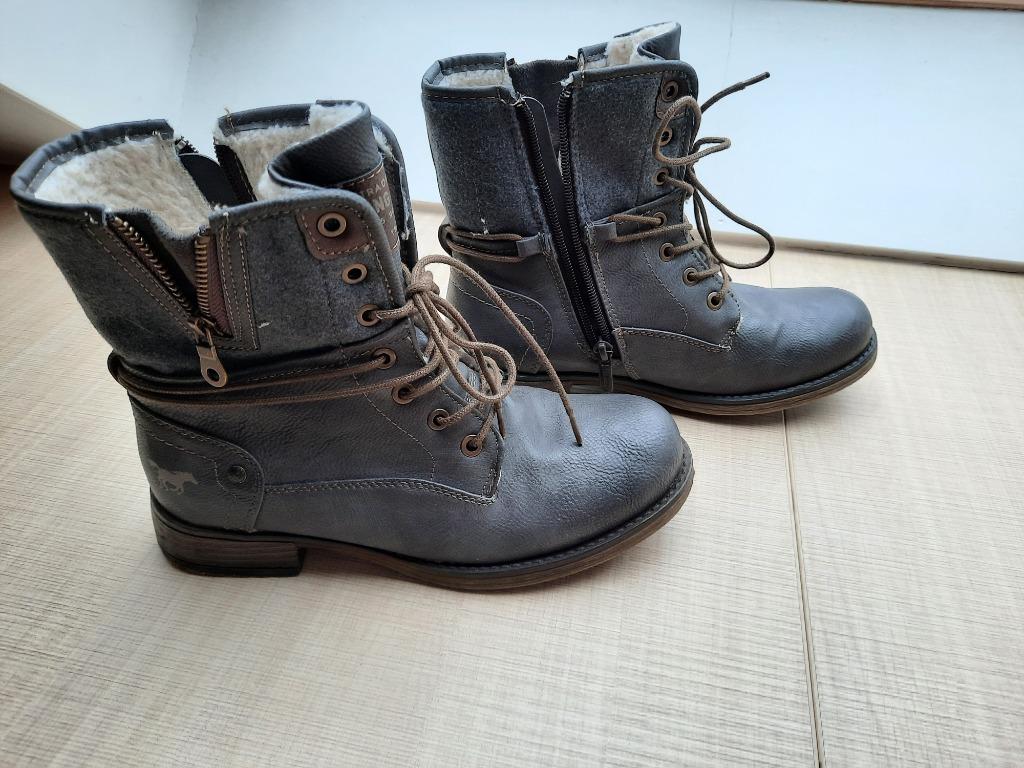 Mustang botjes, nieuw, maat 38, Blauw, Lage of Enkellaarzen, Nieuw, Ophalen of Verzenden