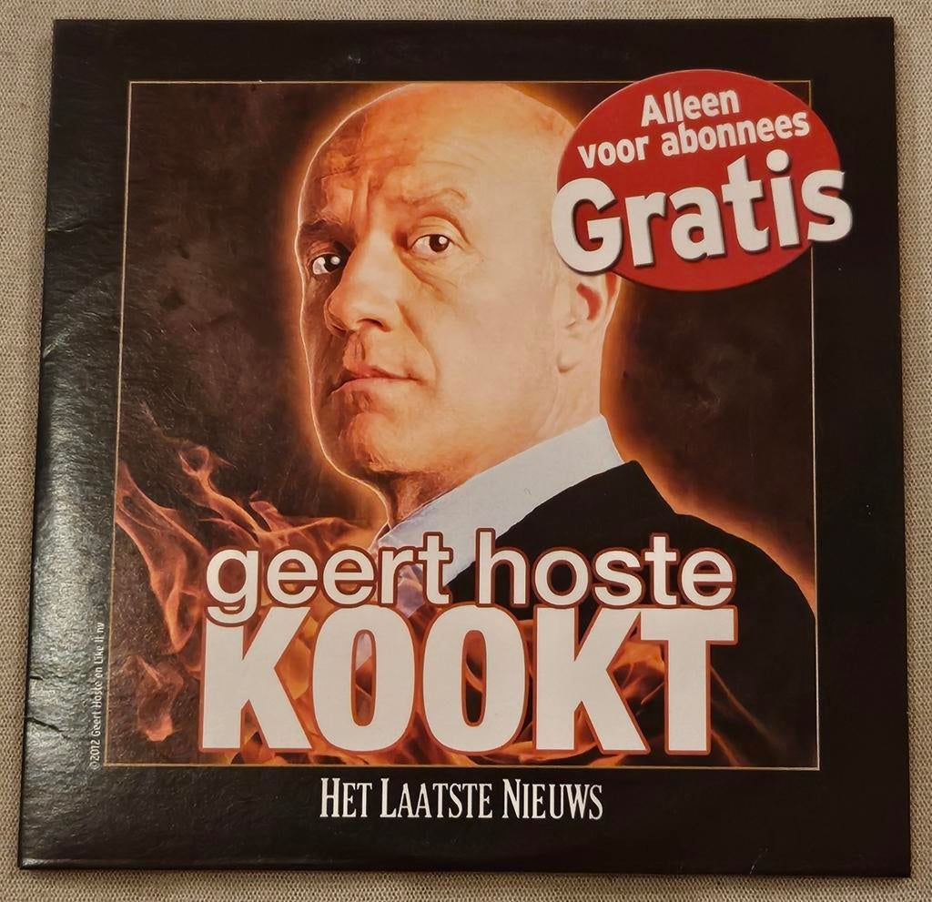 Geert Hoste Kookt, CD & DVD, DVD | Cabaret & Sketchs, Enlèvement ou Envoi