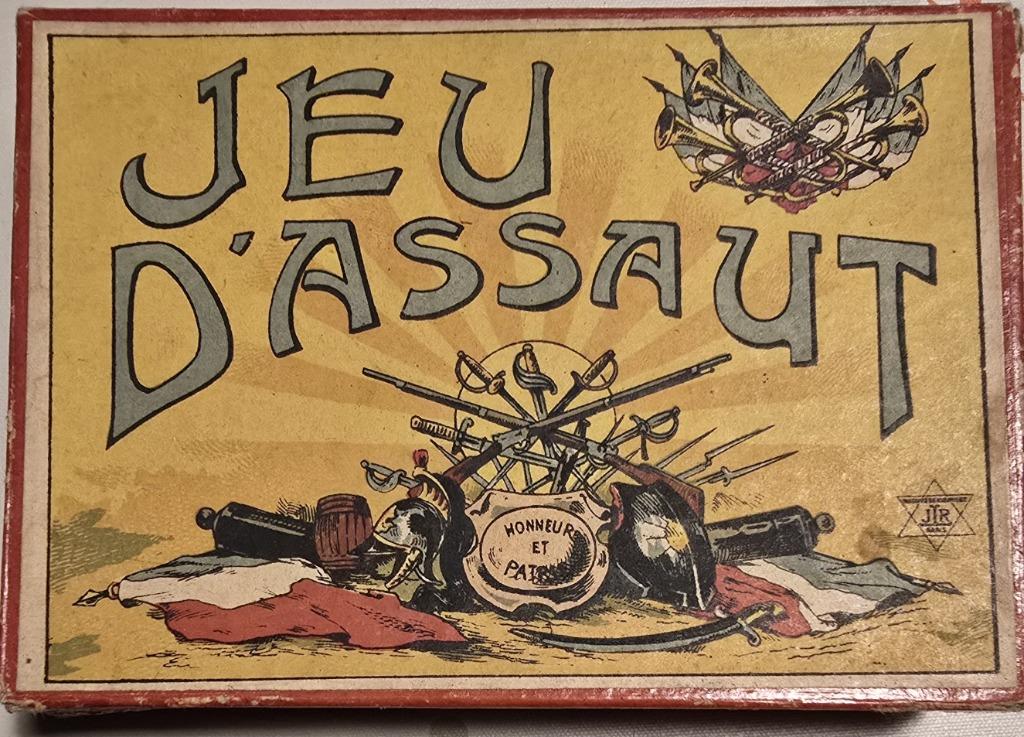 Ancien jeu de plateau français Jeu d'Assaut, 1 ou 2 joueurs, Enlèvement ou Envoi, Utilisé