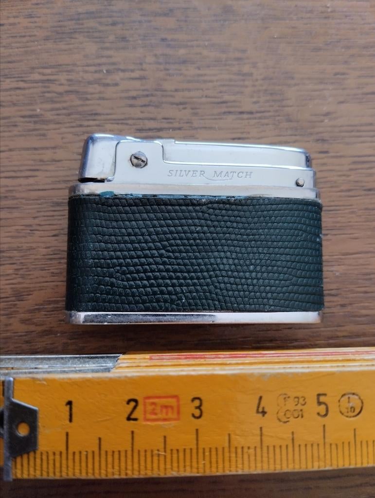 Aansteker Silver Match, Verzamelen, Verzenden, Gebruikt, Aansteker