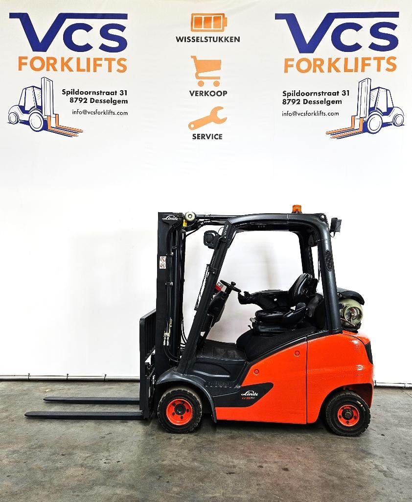 LPG heftruck: 1.8t LINDE - direct inzetbaar!, LINDE, Heftruck, 1000 tot 2000 kg, Ophalen