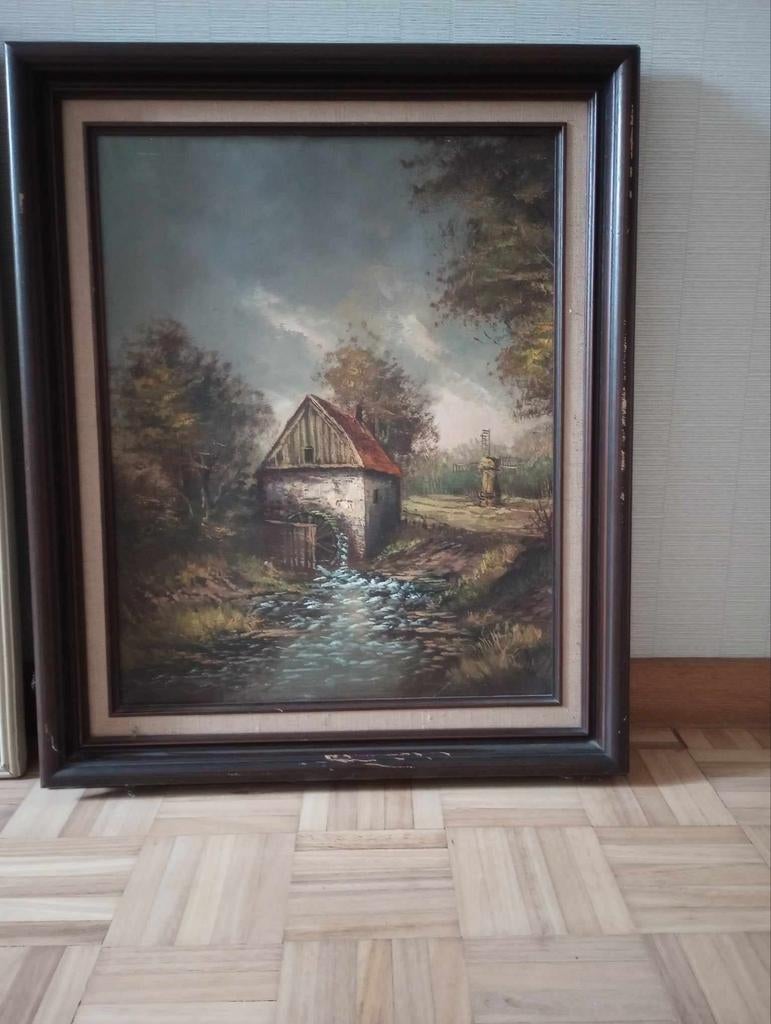 Schilderij waterrad, Enlèvement ou Envoi