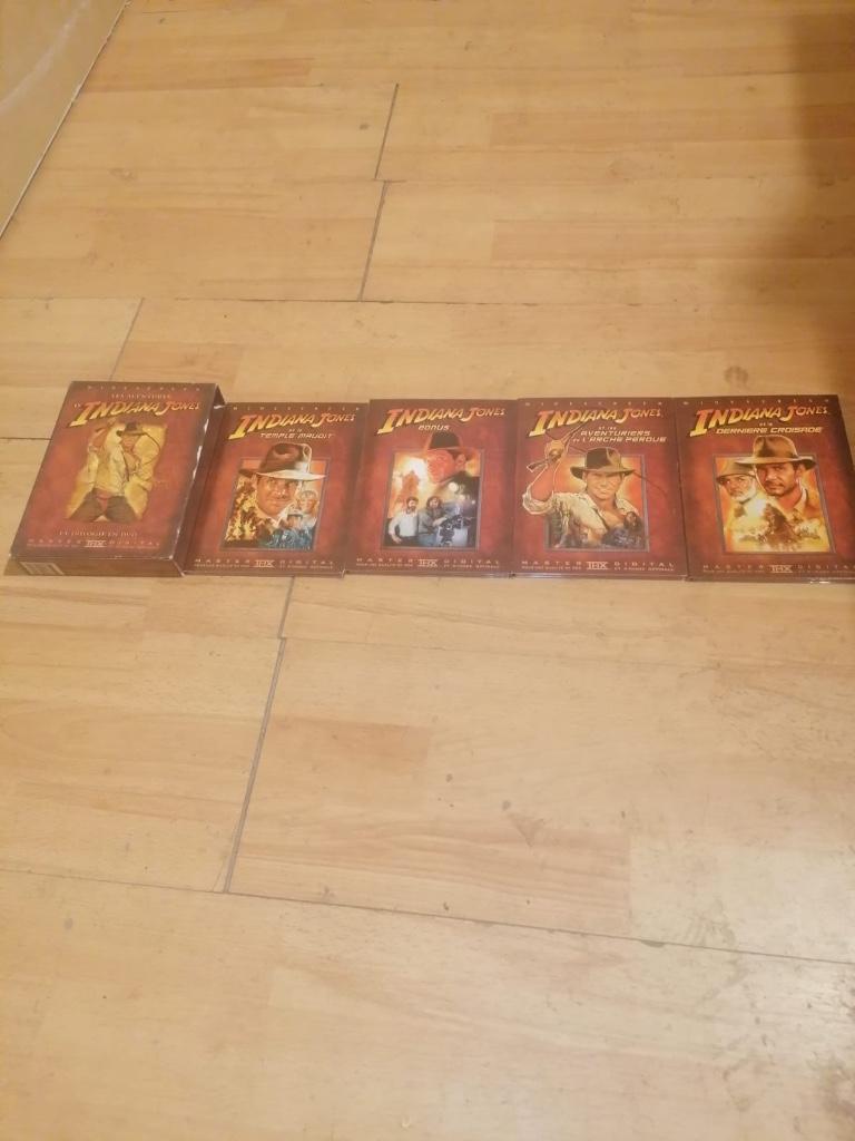 Collection des aventures d'Indiana Jones 5 DVD, À partir de 12 ans, Enlèvement, Neuf, dans son emballage, Action et Aventure