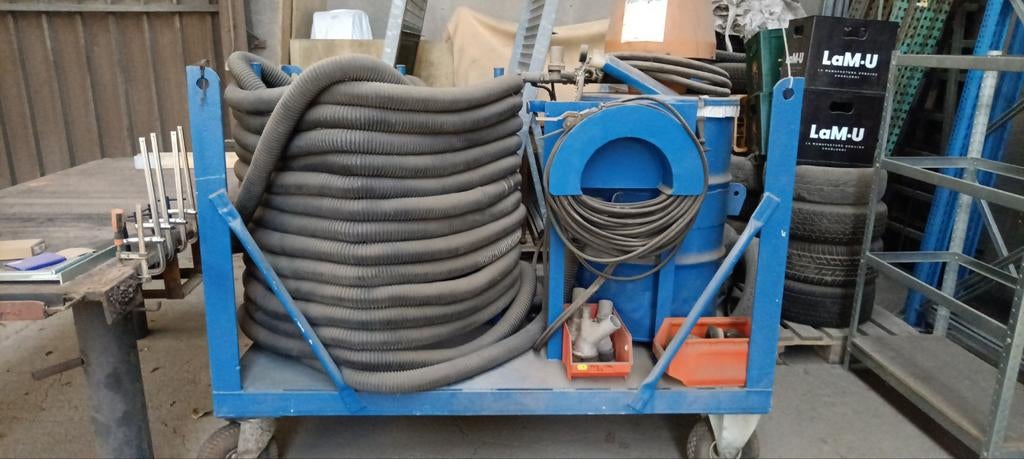 Aspirateur industriel pneumatique NORCLEAN, Enlèvement