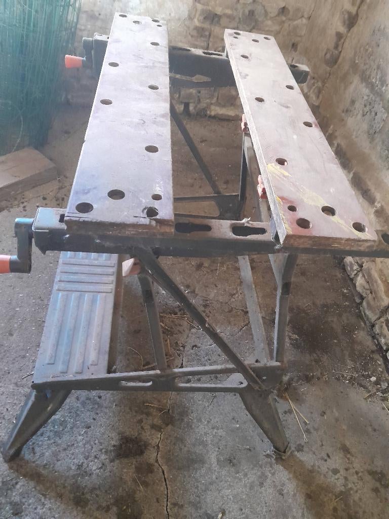 Black en decker workmate.. Opvouwbare werkbank met 2 hoogtes, Ophalen, Gebruikt, Inklapbaar