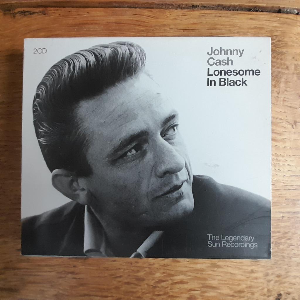 2CD Johnny Cash Lonesome in black, Enlèvement ou Envoi, 1940 à 1960, Comme neuf, Jazz et Blues