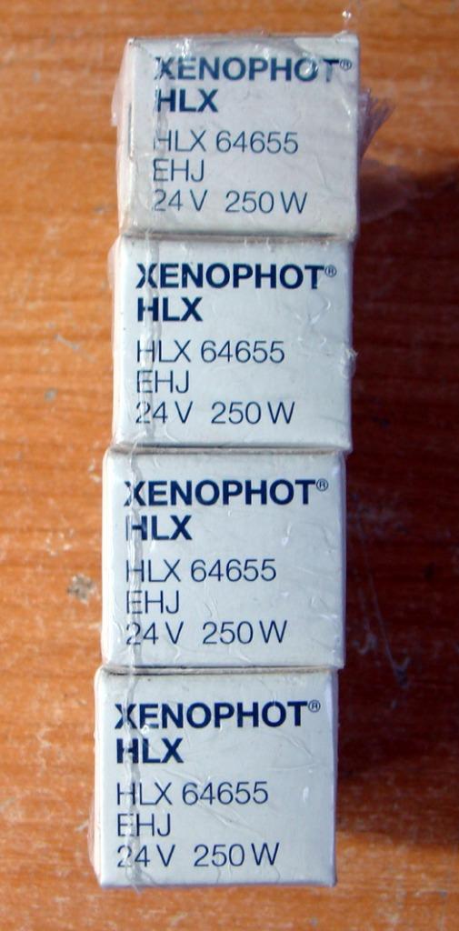4 nieuwe Xenophot HLX 64655 EHJ 24V/250W projectielampen, Ophalen of Verzenden, Nieuw