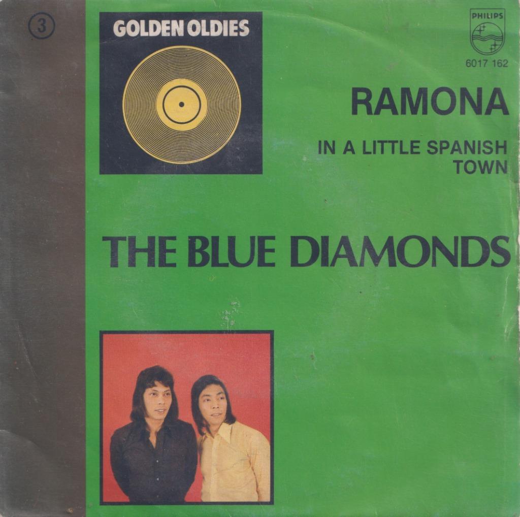 The Blue Diamonds – Ramona / In a little Spanish town - Sing, Ophalen of Verzenden, Gebruikt, Pop