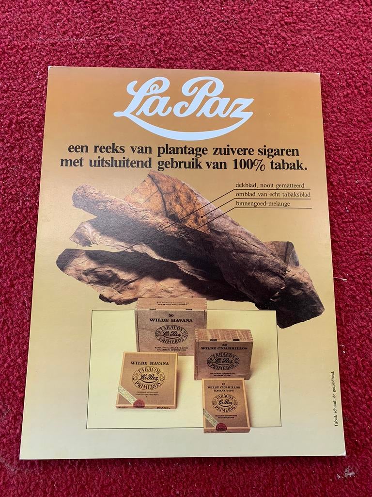 La Paz reclamebord, Verzamelen, Ophalen of Verzenden, Nieuw